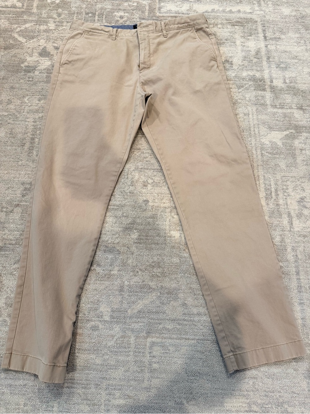 J. Crew Straight-Fit Chinos in Light Khaki